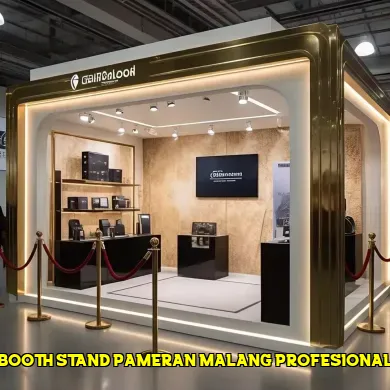 booth stand pameran malang profesional